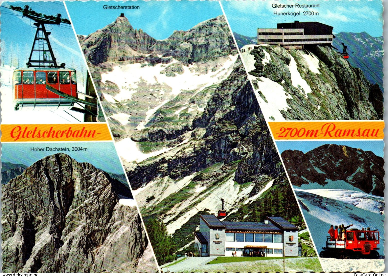 50603 - Steiermark - Schladming , Bergstation , Talstation Dachstein Südwandbahn , Ramsau - Gelaufen  - Schladming