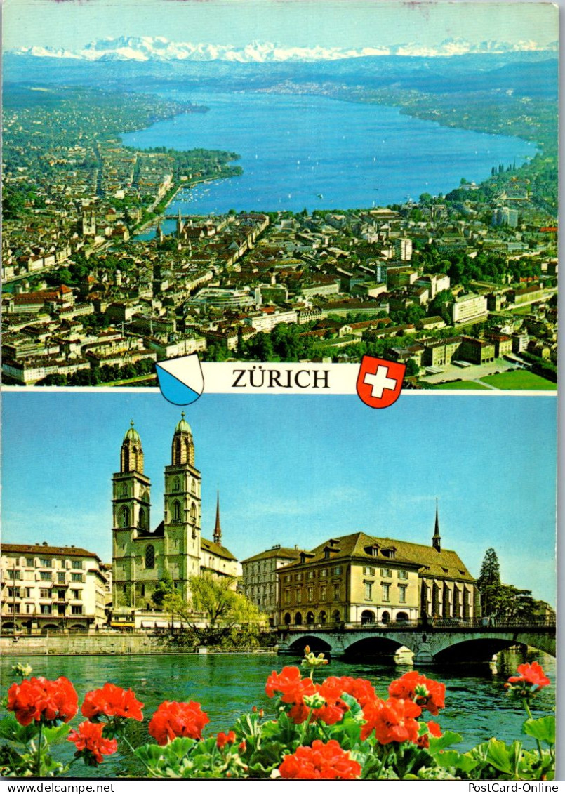 50579 - Schweiz - Zürich , Panorama , Mehrbildkarte - Nicht Gelaufen  - Zürich