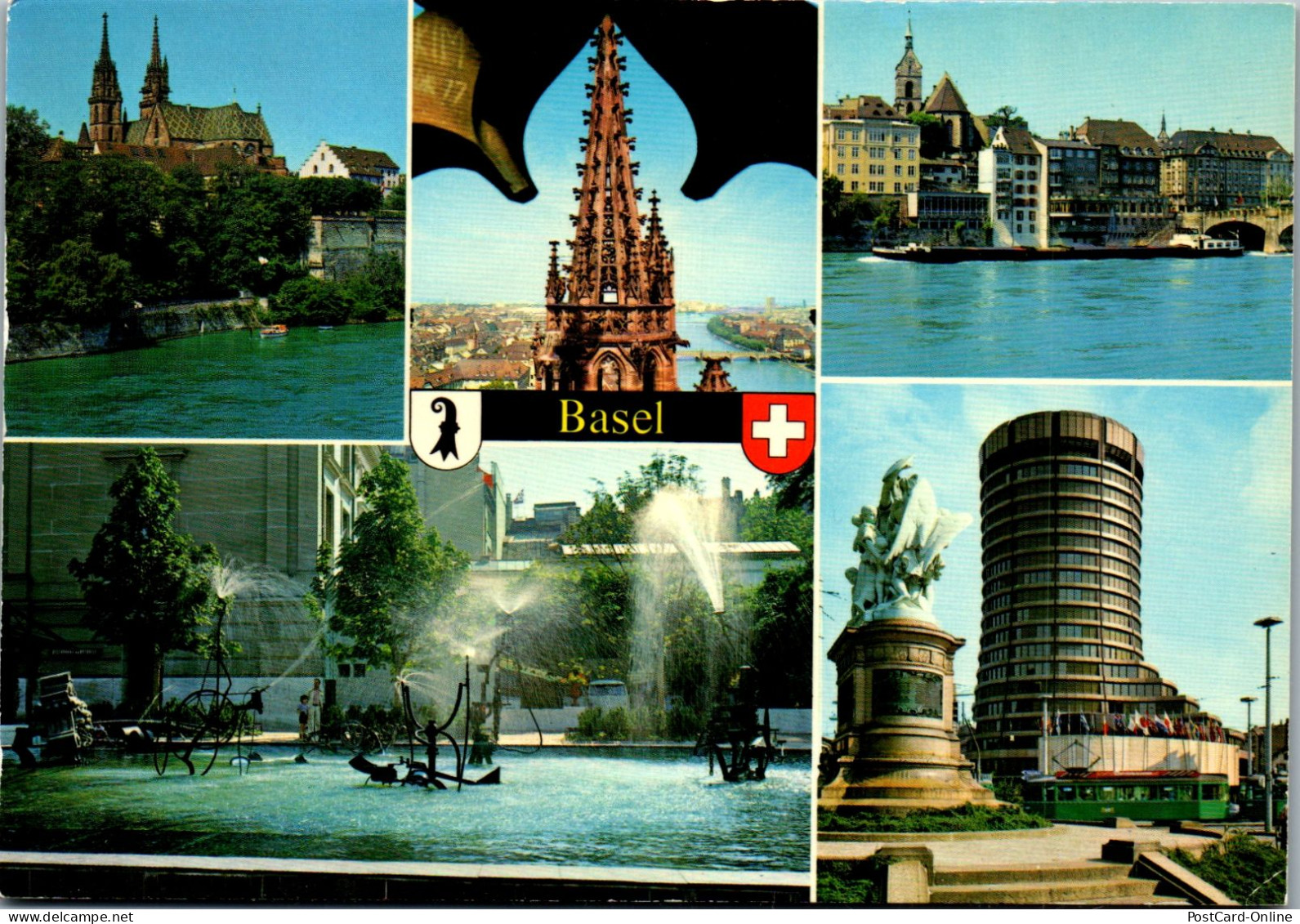 50544 - Schweiz - Basel , Mehrbildkarte - Gelaufen 1983 - Sonstige & Ohne Zuordnung