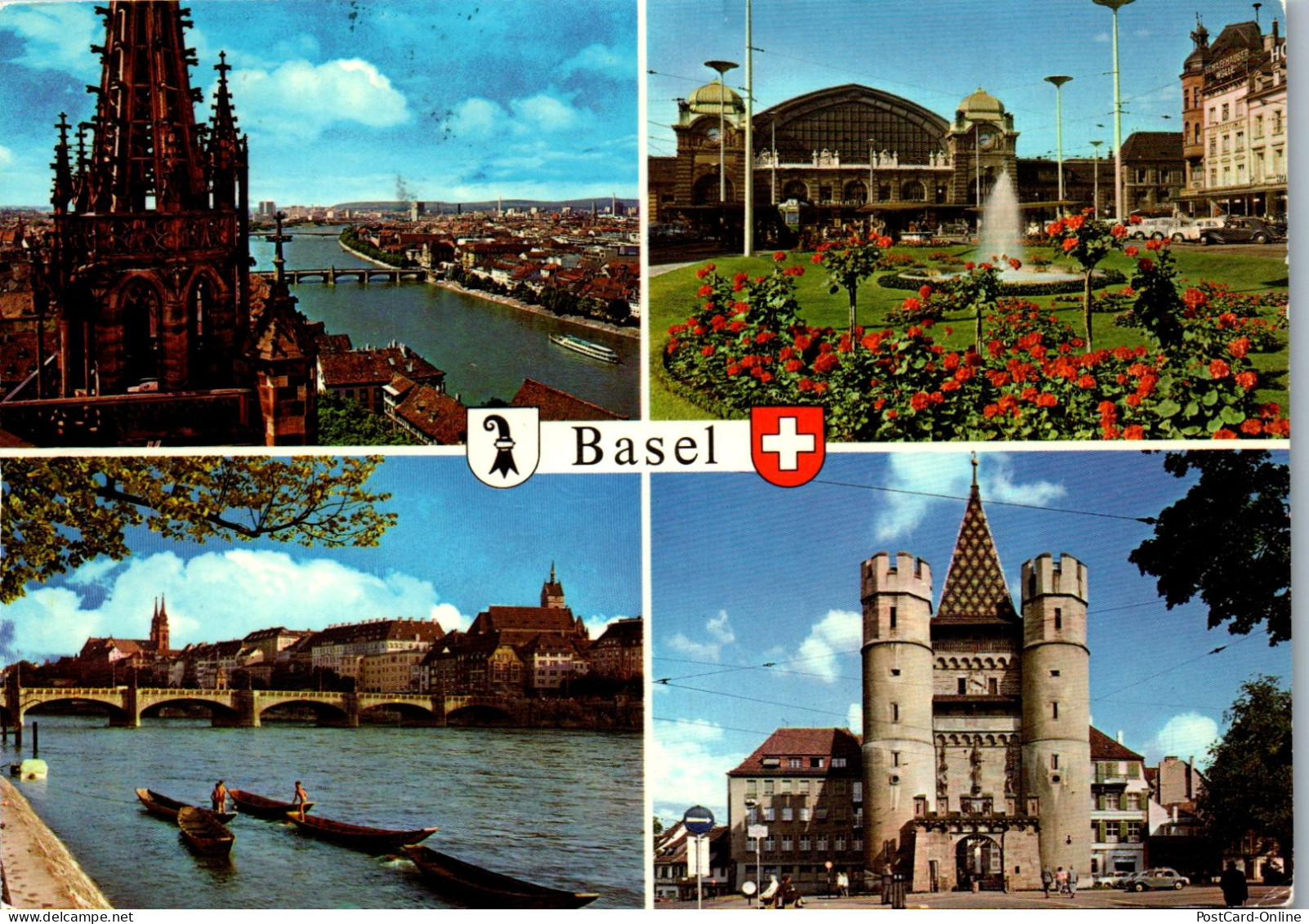 50542 - Schweiz - Basel , Mehrbildkarte - Gelaufen  - Altri & Non Classificati