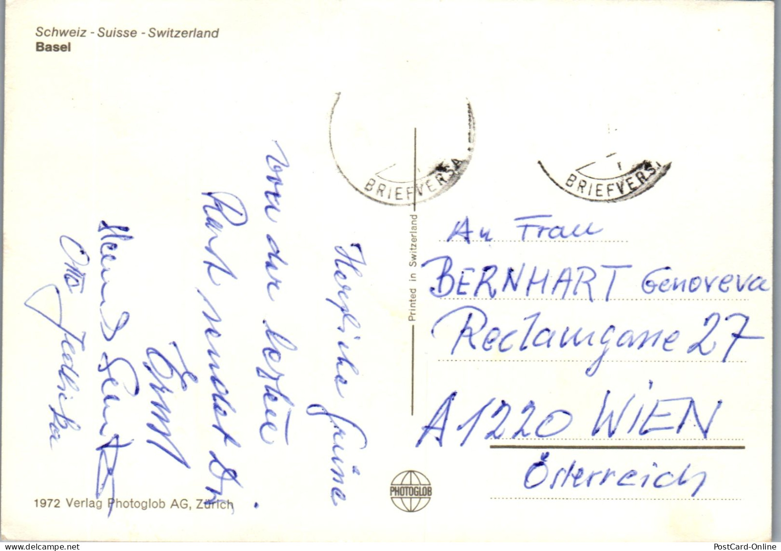 50542 - Schweiz - Basel , Mehrbildkarte - Gelaufen  - Otros & Sin Clasificación