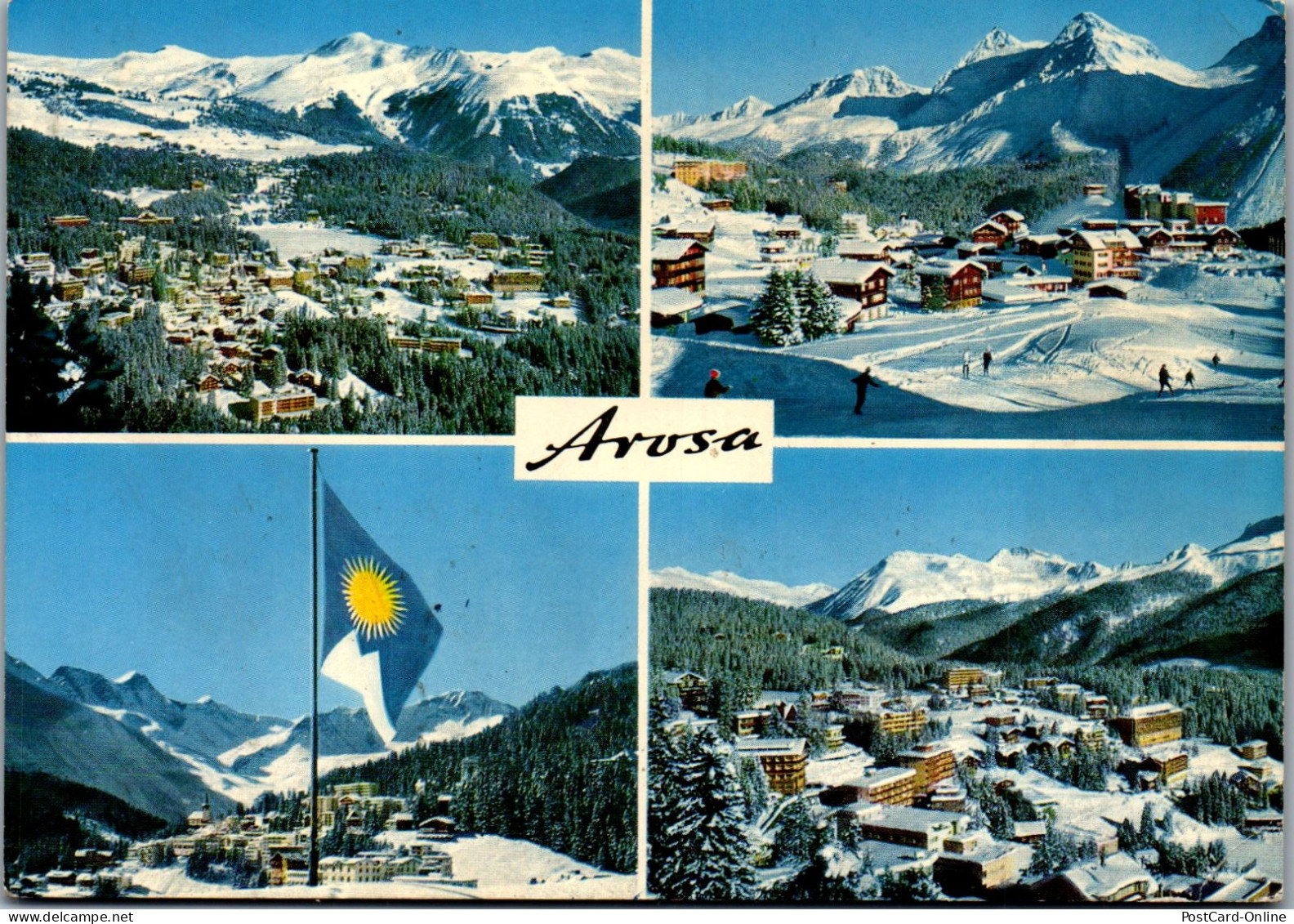 50534 - Schweiz - Arosa , Mehrbildkarte - Gelaufen 1969 - Arosa