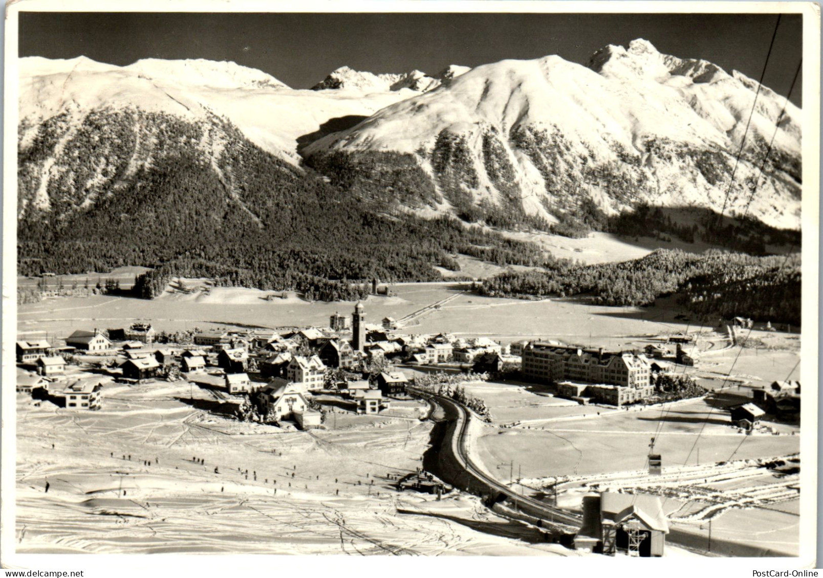 50522 - Schweiz - Celerina , Schlarigna , Oberengadin , Panorama - Gelaufen 1966 - Celerina/Schlarigna