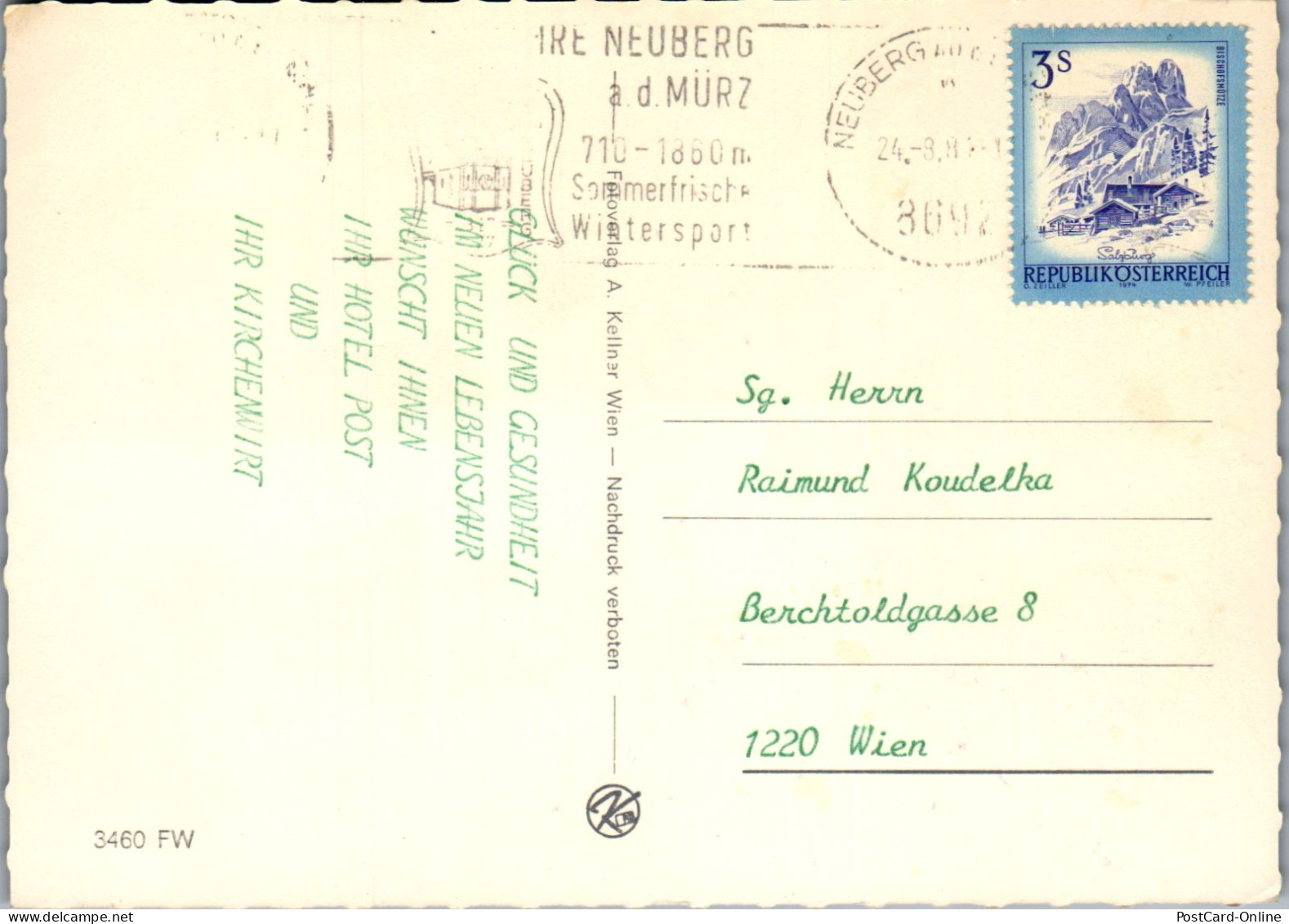 50519 - Steiermark - Neuberg , An Der Mürz , Mehrbildkarte - Gelaufen 1981 - Mürzzuschlag