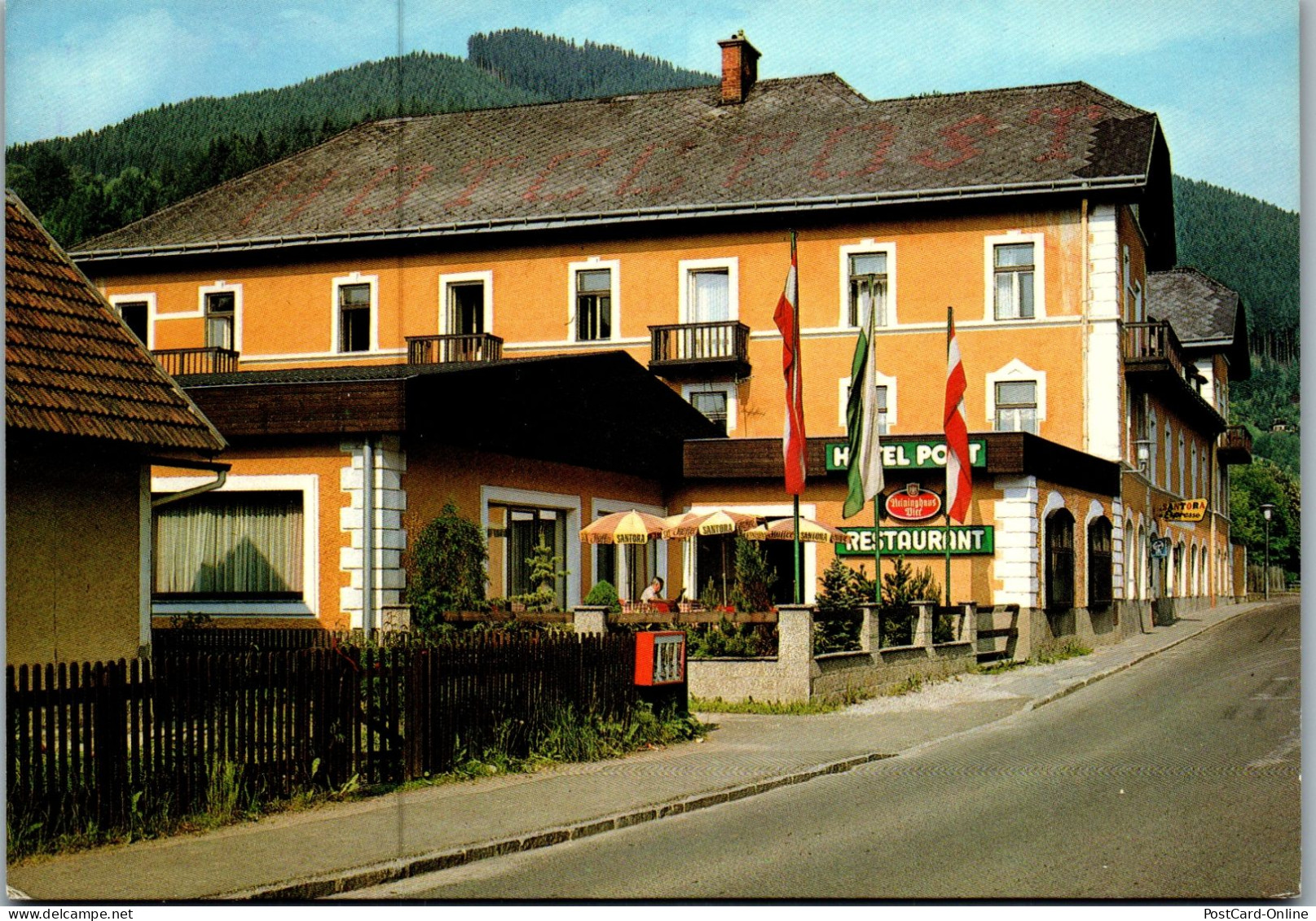 50517 - Steiermark - Neuberg , Hotel Post - Gelaufen 1982 - Mürzzuschlag