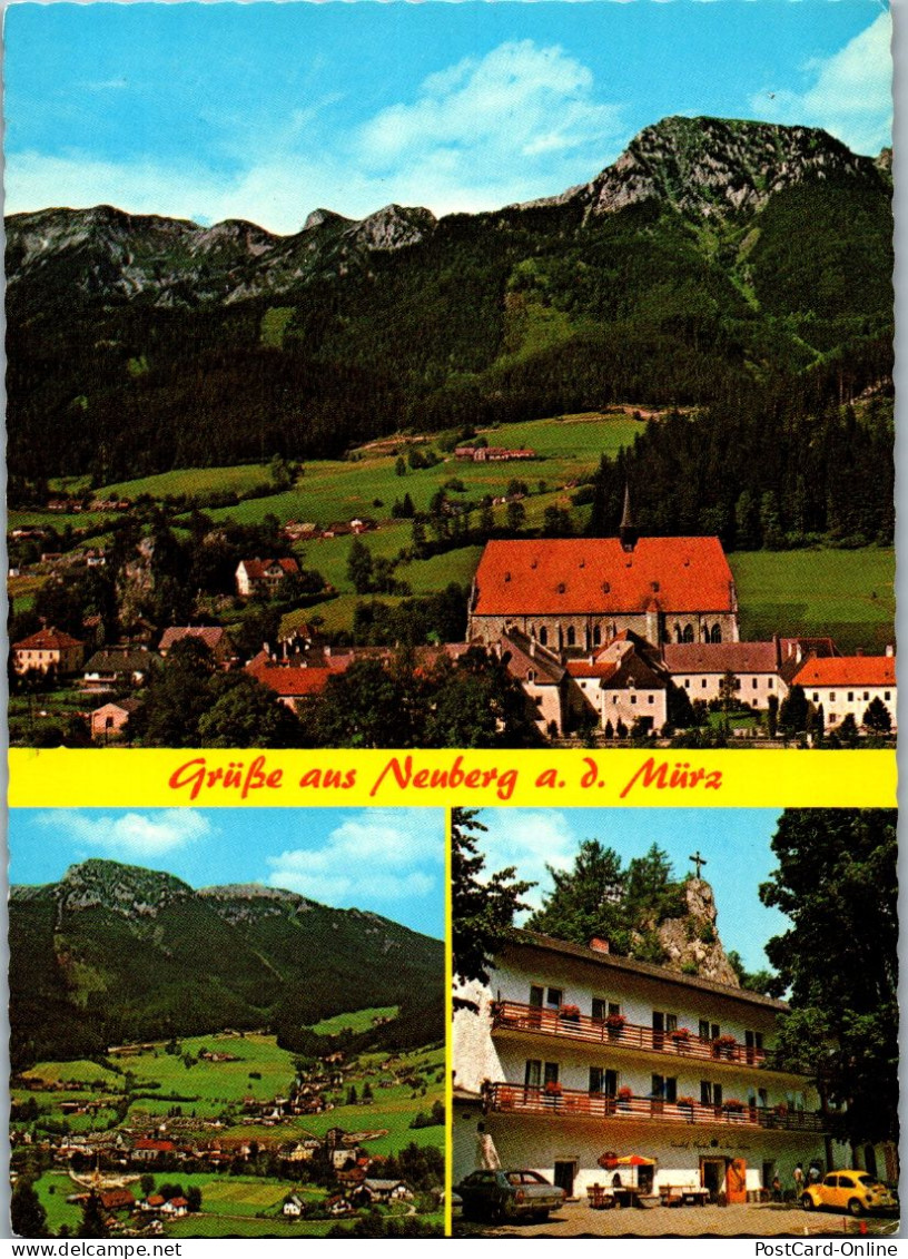 50513 - Steiermark - Neuberg , Gasthof Martin Holzer , Mehrbildkarte - Gelaufen  - Mürzzuschlag