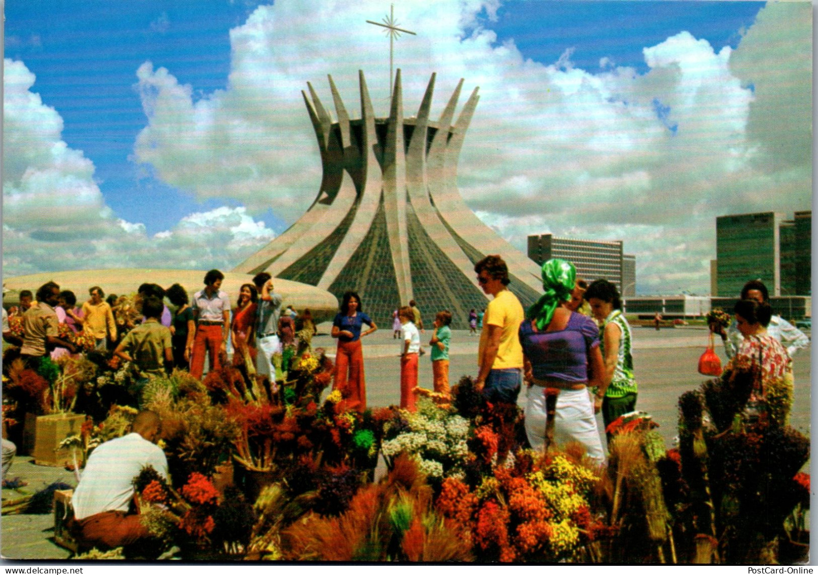 50505 - Brasilien - Brasilia , Cathedral - Gelaufen  - Brasilia