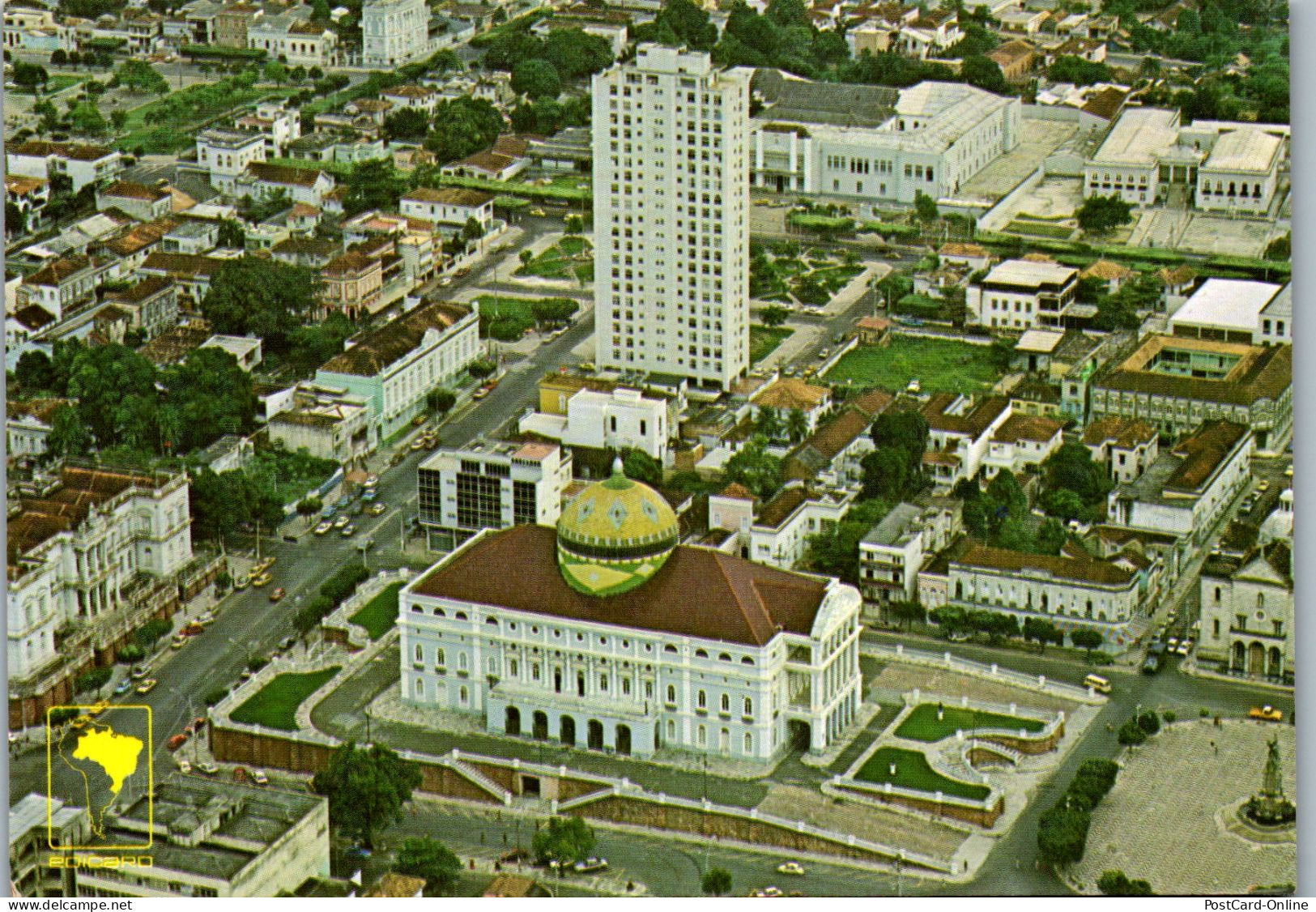 50510 - Brasilien - Manaus , Teatro Amazonas - Gelaufen 1985 - Manaus