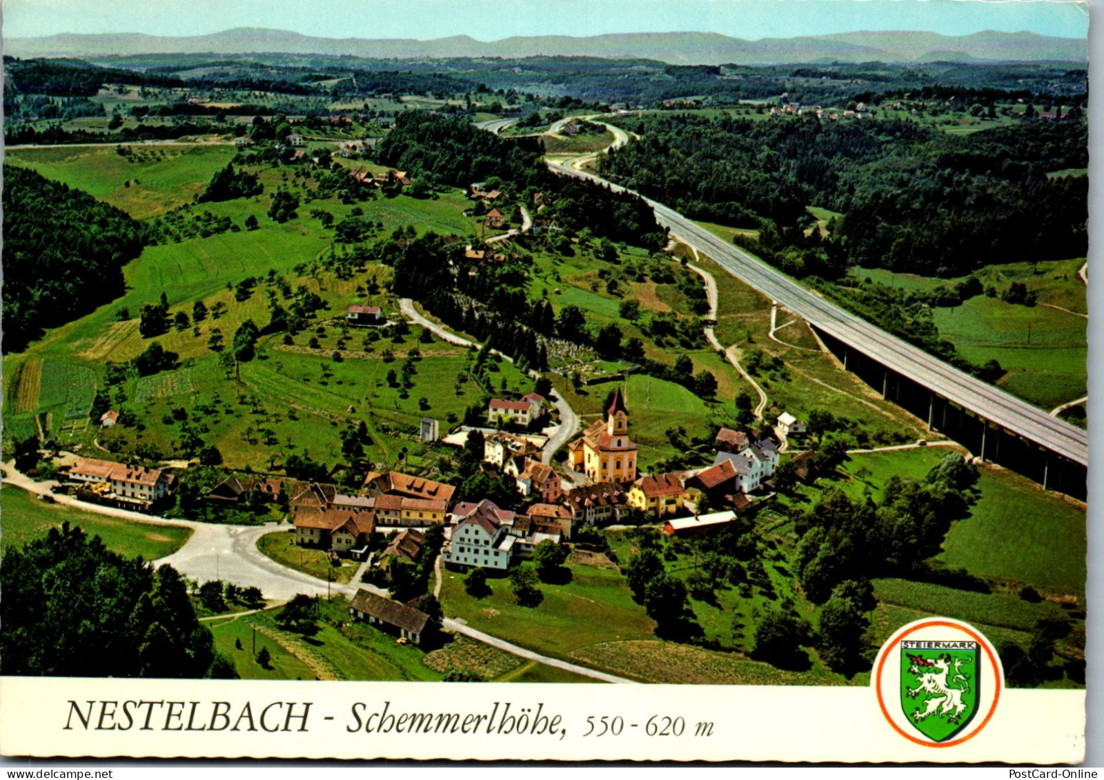 50511 - Steiermark - Nestelbach , Schemmerlhöhe , Panorama - Gelaufen 1976 - Graz