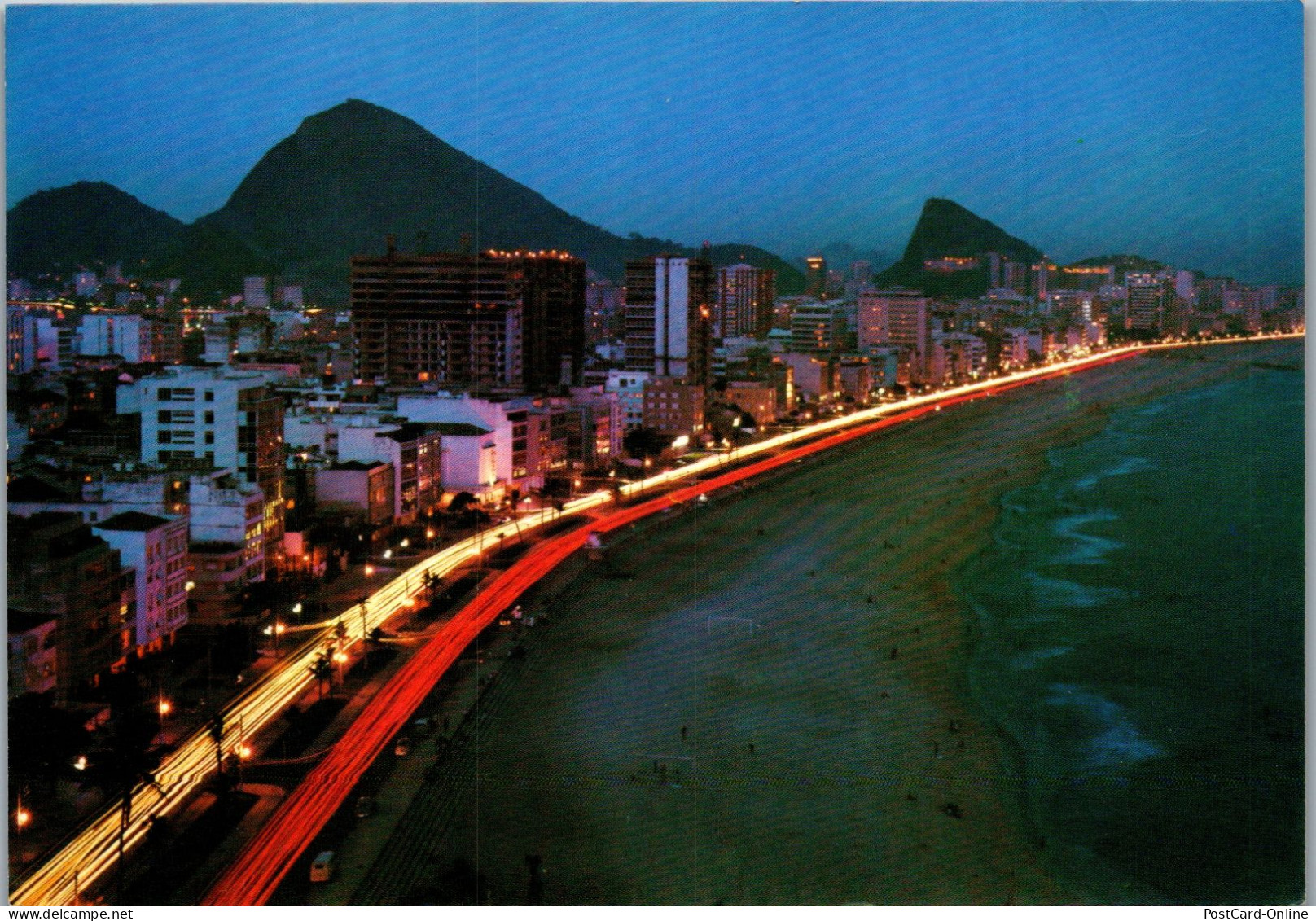 50493 - Brasilien - Rio De Janeiro , Praia Do Leblon - Gelaufen 1973 - Rio De Janeiro