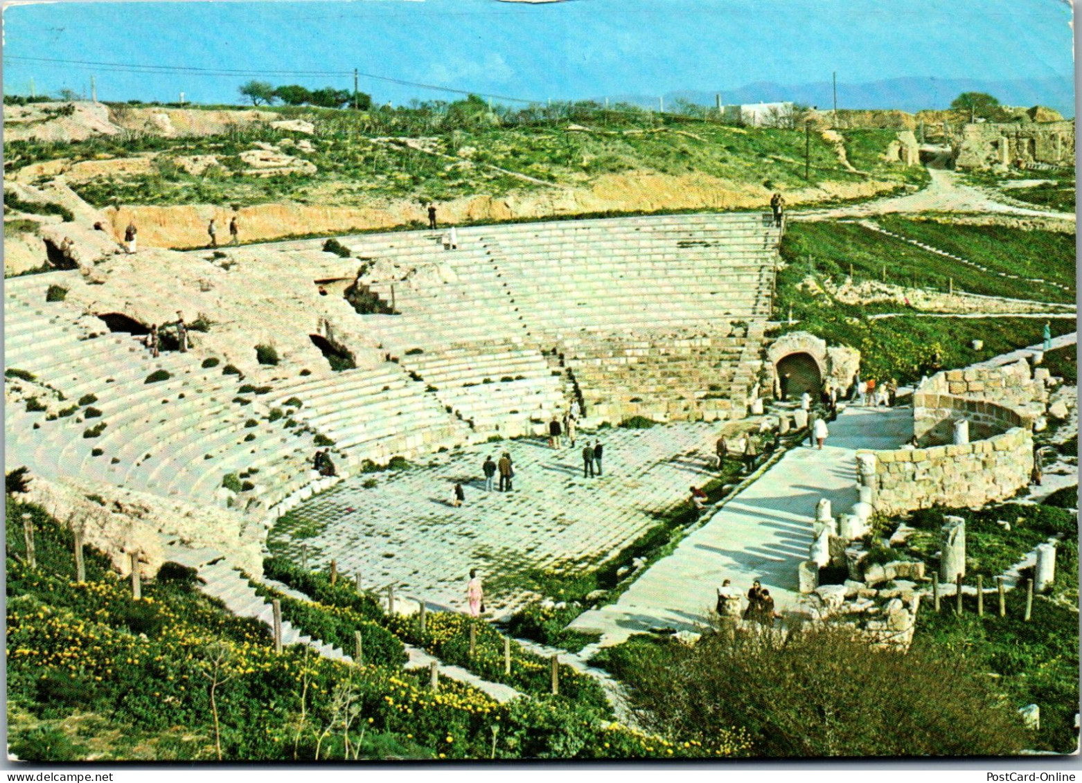 50479 - Tunesien - Carthage , Karthago , L'Amphitheatre Romain - Gelaufen 1983 - Tunesien