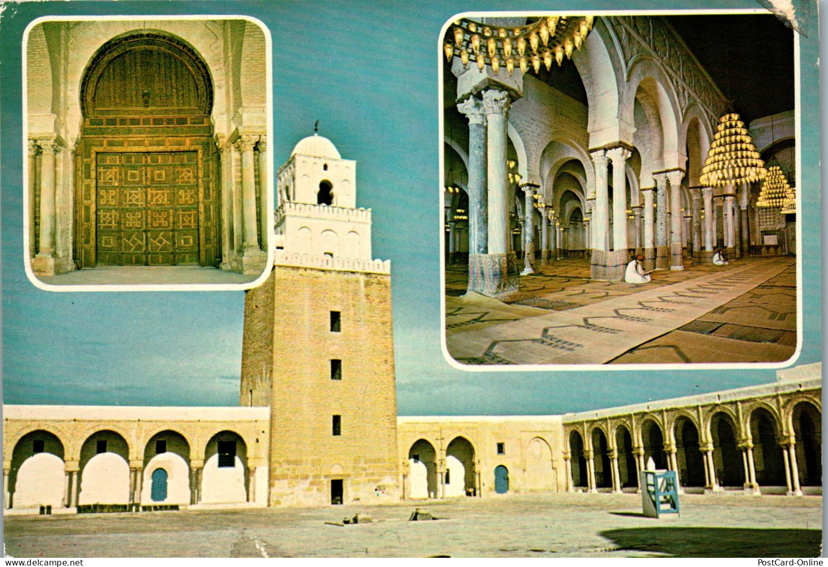 50475 - Tunesien - Kairouan , Mosquee Okba Ibn Nefaa - Gelaufen  - Tunesien