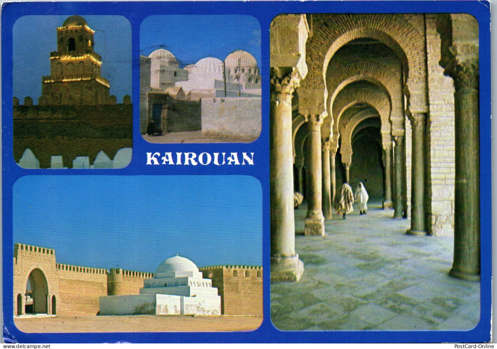 50448 - Tunesien - Kairouan , Mehrbildkarte - Gelaufen 1982 - Tunesien