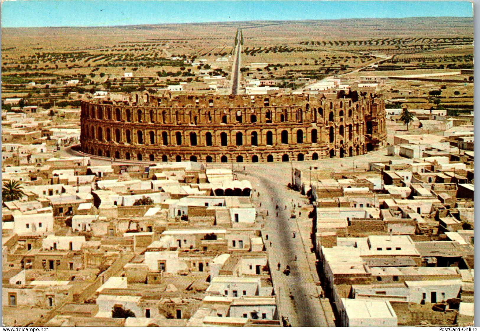 50444 - Tunesien - El Jem , Le Colisee , Kollosseum , Collosseum - Gelaufen 1982 - Tunesien