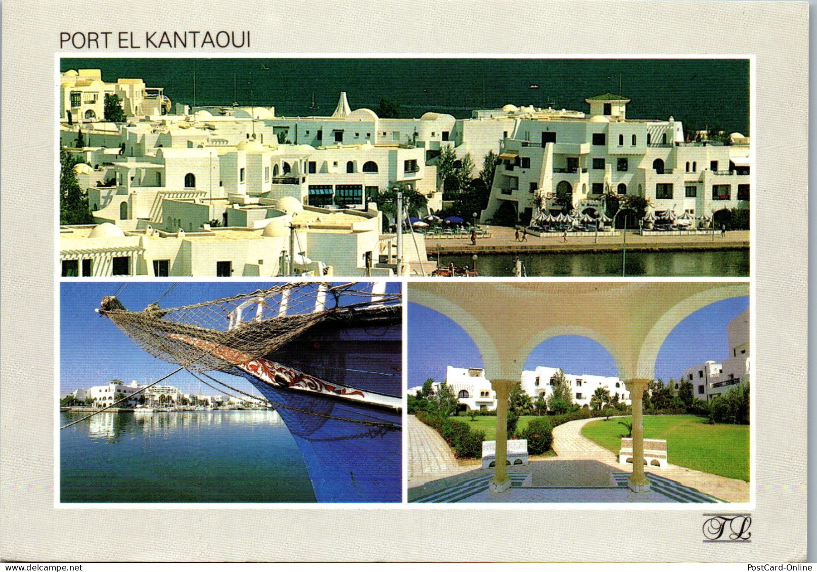 50430 - Tunesien - Port El Kantaoui , Mehrbildkarte - Gelaufen 1994 - Túnez