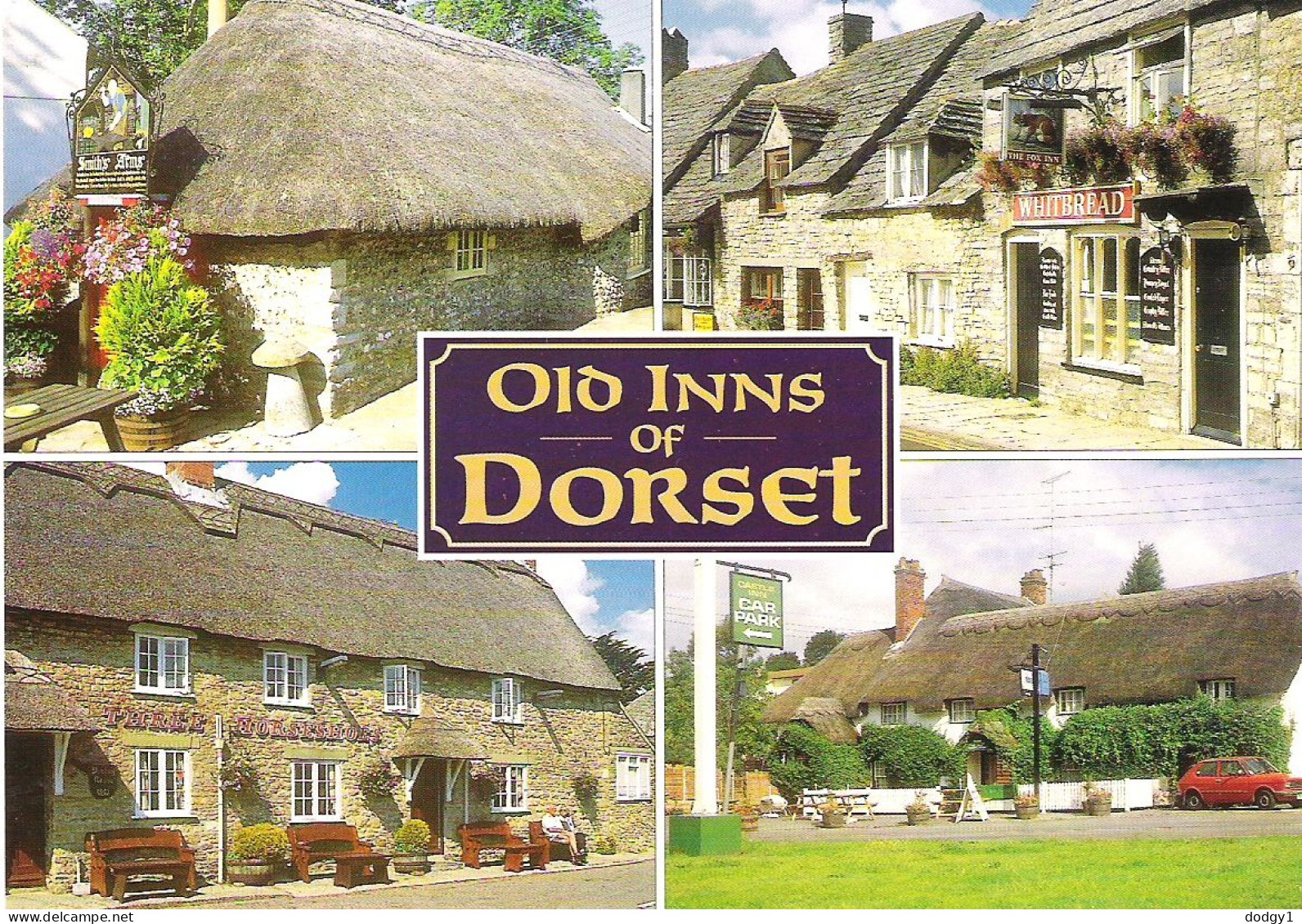 OLD INNS OF DORSET, ENGLAND. UNUSED POSTCARD Ms4 - Other & Unclassified