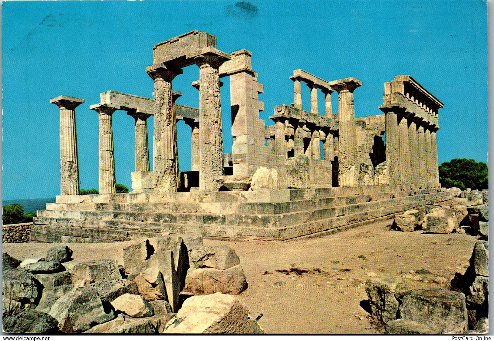 51256 - Griechenland - Aegina , Temple Of Aphea - Gelaufen 1973 - Grèce