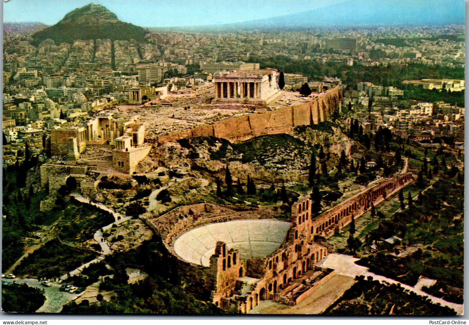 51245 - Griechenland - Athen , Athens , Acropolis , Akropolis - Gelaufen 1990 - Griekenland