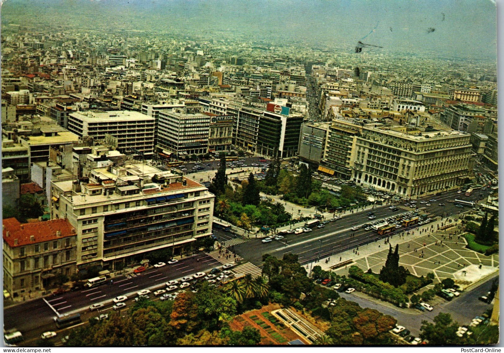 51237 - Griechenland - Athen , Athens , Place Syntagma - Gelaufen 1975 - Grèce