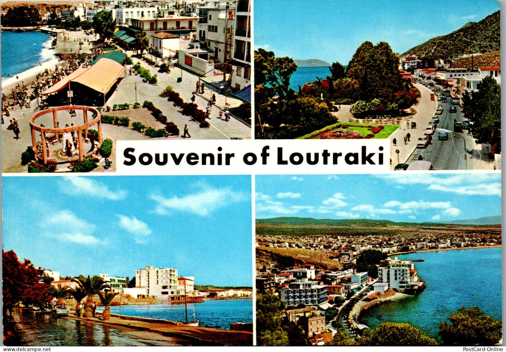 51221 - Griechenland - Loutraki , Mehrbildkarte - Gelaufen 1974 - Griekenland