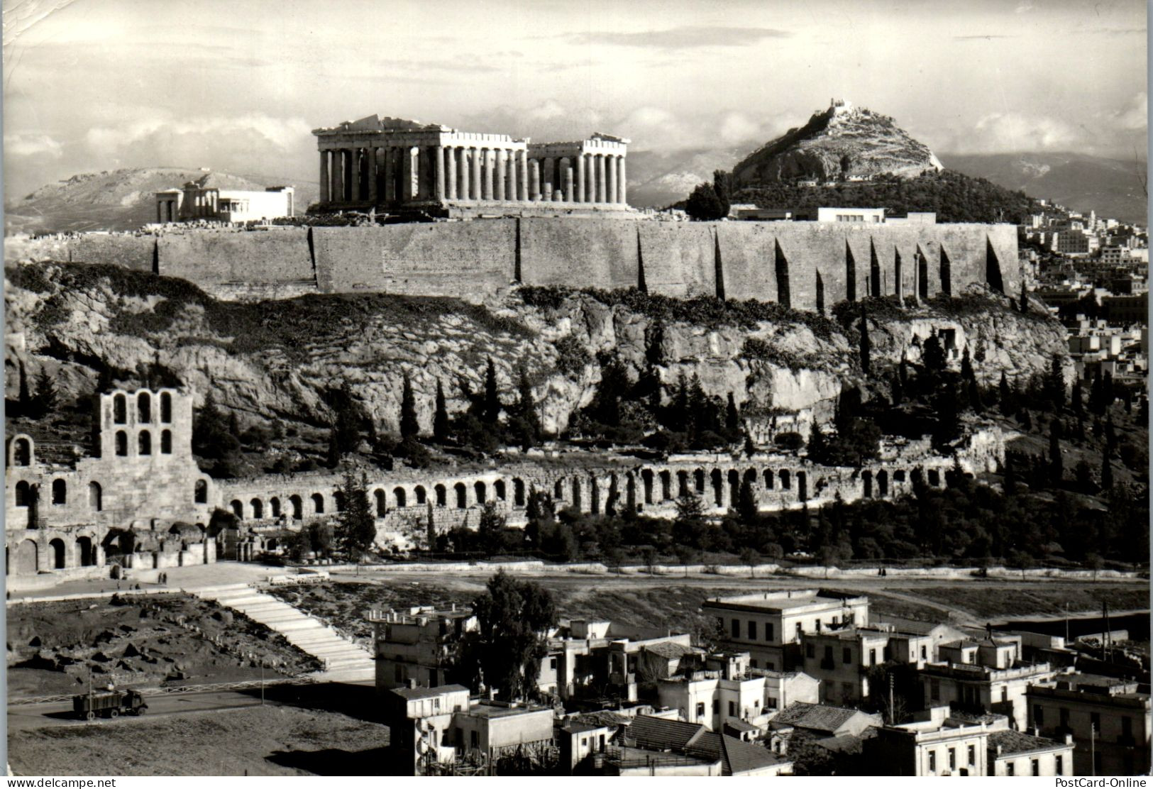 51224 - Griechenland - Athen , Athens , Acropolis , Akropolis - Gelaufen 1960 - Griechenland