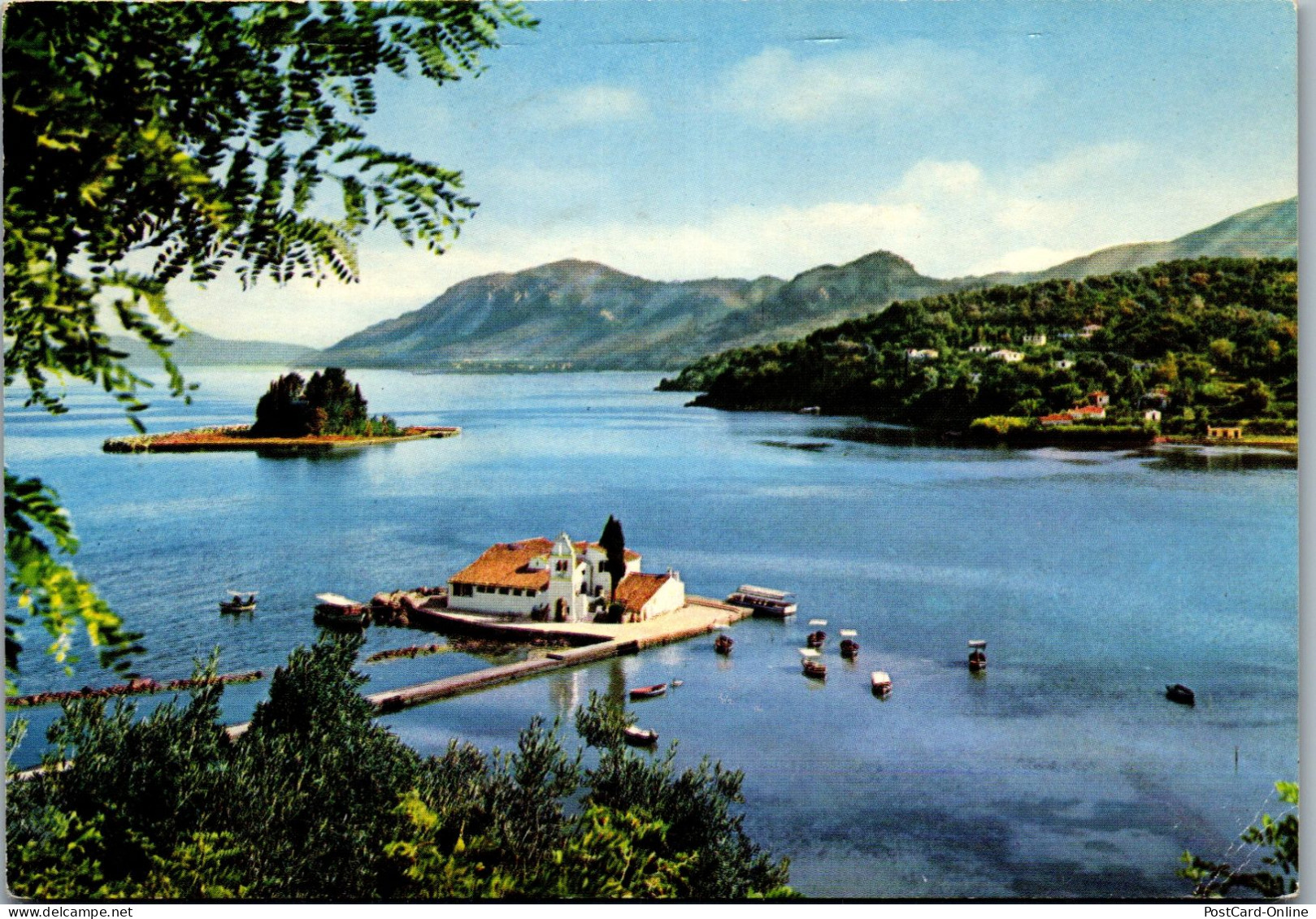 51216 - Griechenland - Corfu , Korfu , Odysseus Insel , Vlachernes Kloster - Gelaufen 1974 - Griechenland