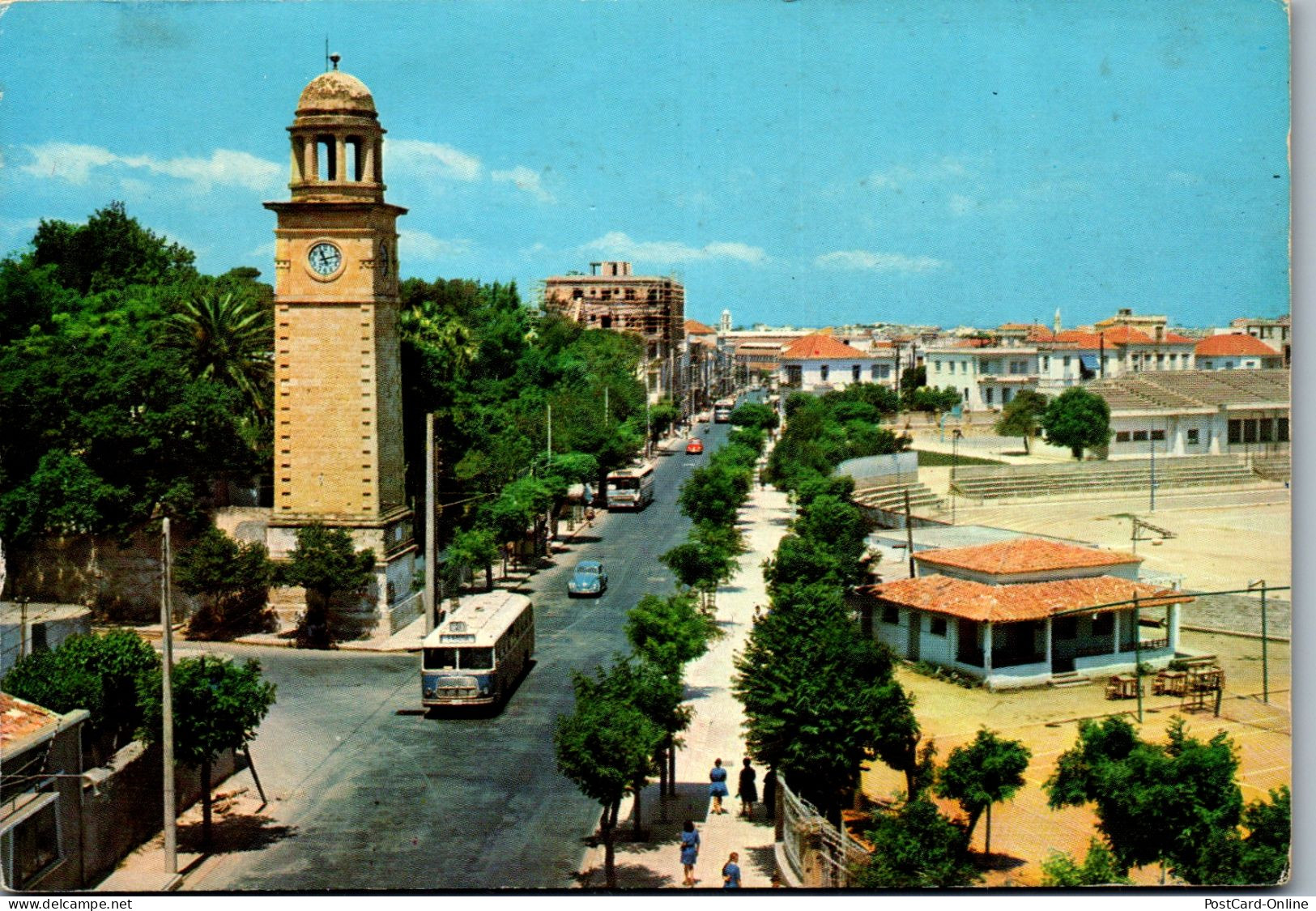 51205 - Griechenland - Xania , Canea , View Of The Town And Municipal Garden - Gelaufen  - Griechenland