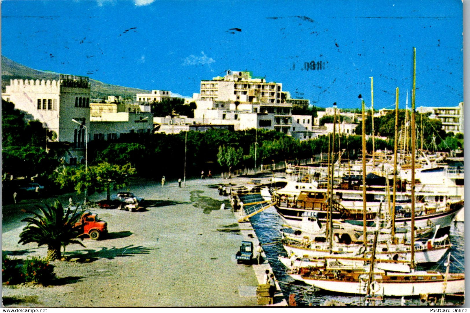 51193 - Griechenland - Cos , Kos , View Of The Port - Gelaufen 1980 - Grèce