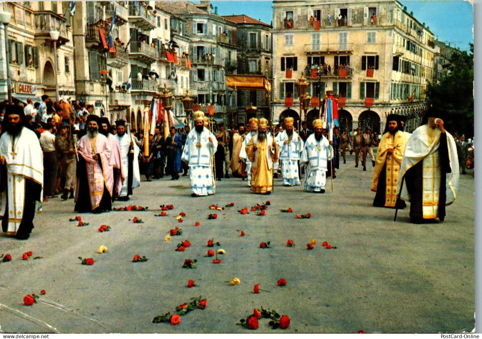 51191 - Griechenland - Corfu , Korfu , La Processione Di S. Spiridione - Gelaufen 1982 - Grèce