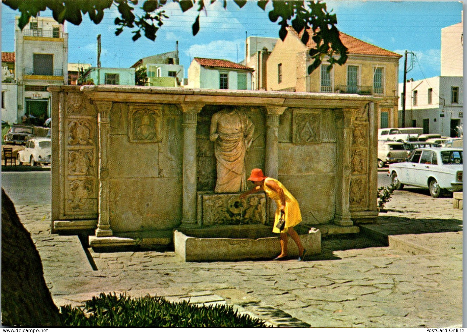 51182 - Griechenland - Heraklion , Heraclion , Candia , The Fountain Of Bembo - Gelaufen 1984 - Griechenland