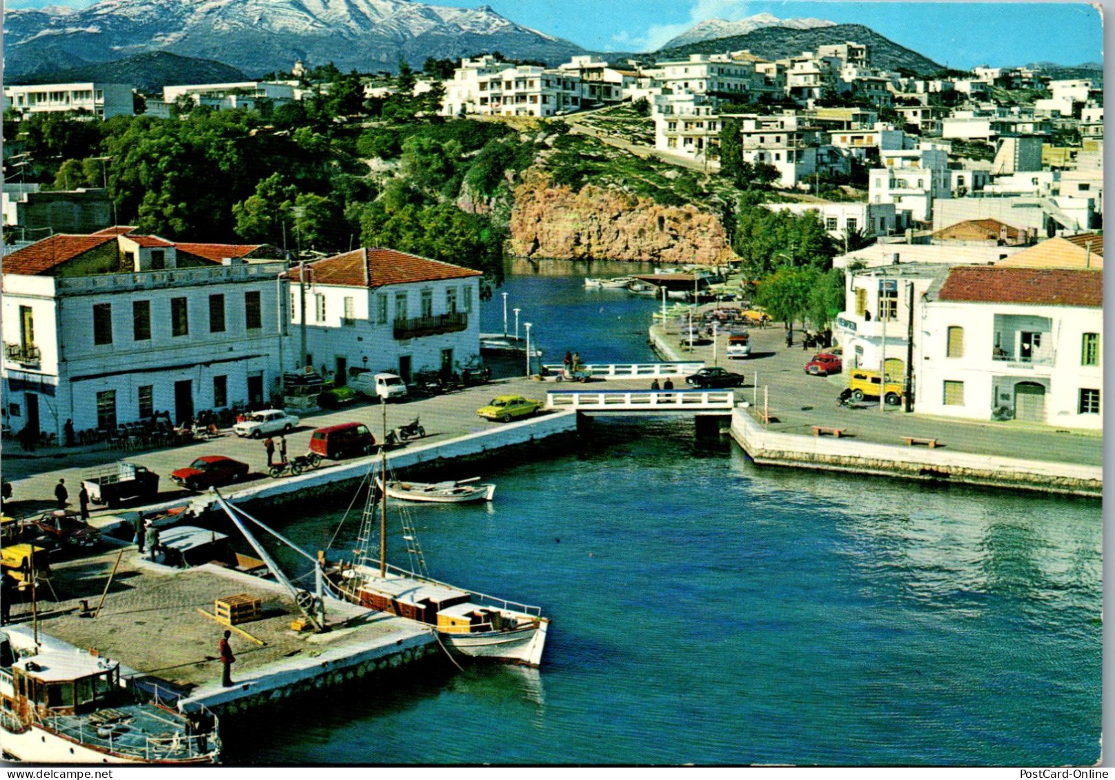 51169 - Griechenland - Crete , Kreta , Agios Nikolaos - Gelaufen 1977 - Grèce