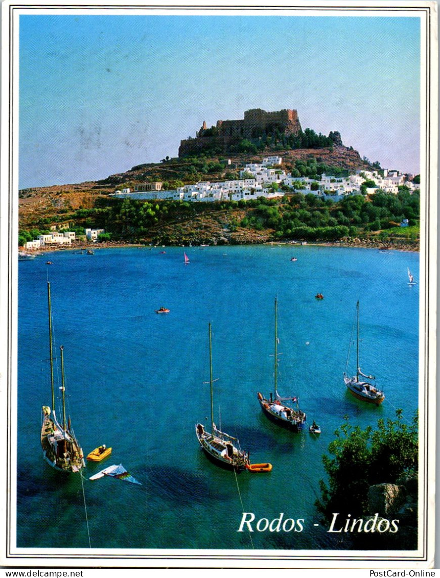 51148 - Griechenland - Rhodes , Rhodos , Lindos - Gelaufen 1992 - Greece