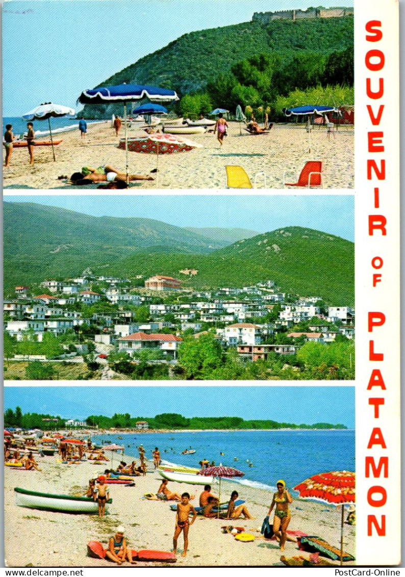 51143 - Griechenland - Platamon , Mehrbildkarte - Gelaufen  - Greece