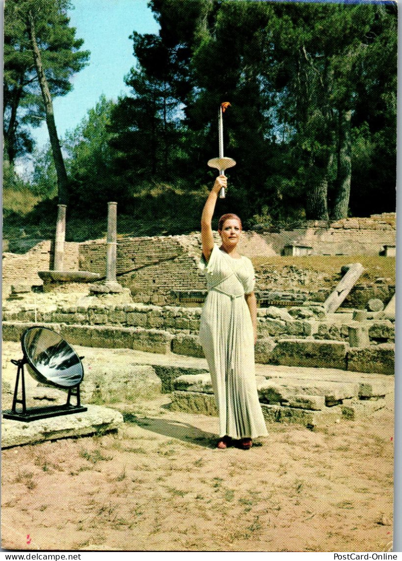 51134 - Griechenland - Olympia , The Apotheosis Of The Olympic Flame - Gelaufen 1974 - Greece