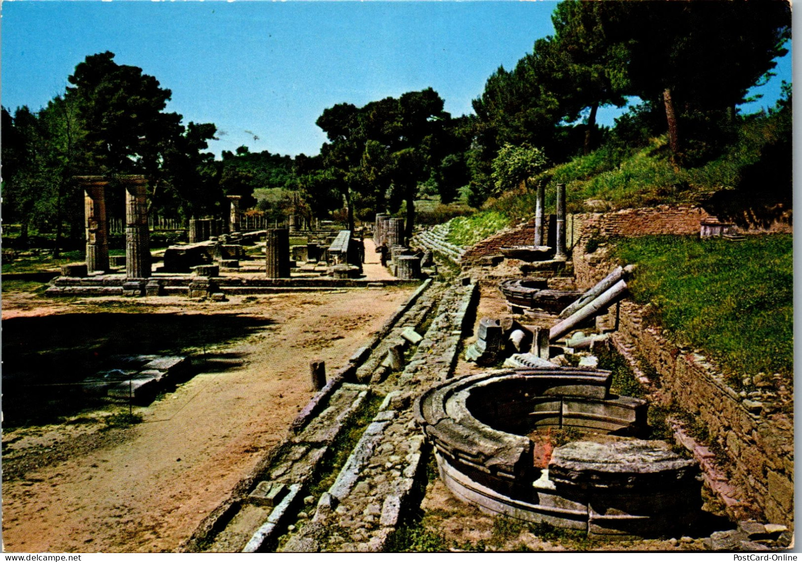 51133 - Griechenland - Olympia , The Temple Of Ira - Gelaufen 1973 - Griechenland