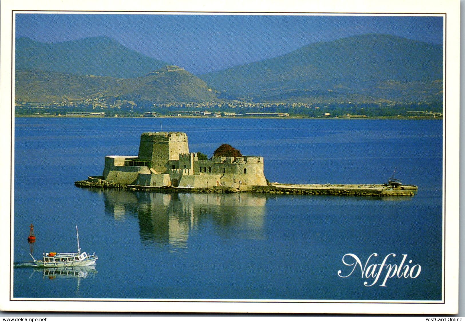 51125 - Griechenland - Nafplio , Nauplia , Burtzi , Bourtzi - Gelaufen 1992 - Grèce