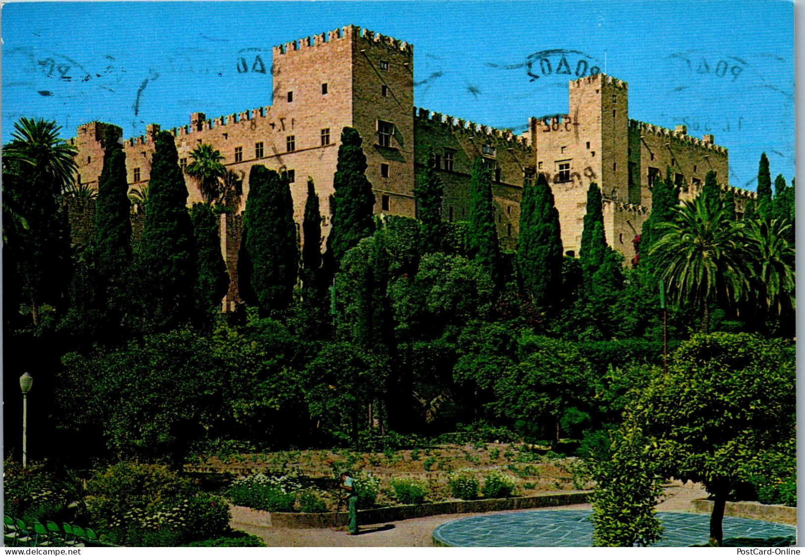 51093 - Griechenland - Rhodes , Rhodos , Palace Of The Knights - Gelaufen 1982 - Griechenland