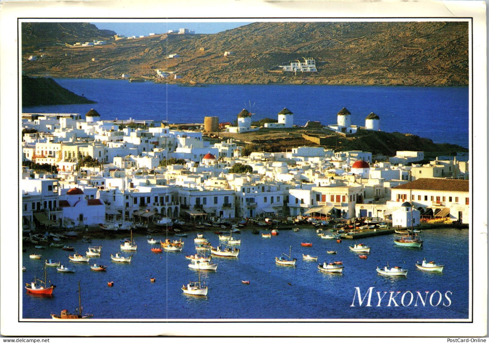 51121 - Griechenland - Mykonos , Panorama - Gelaufen 1992 - Greece