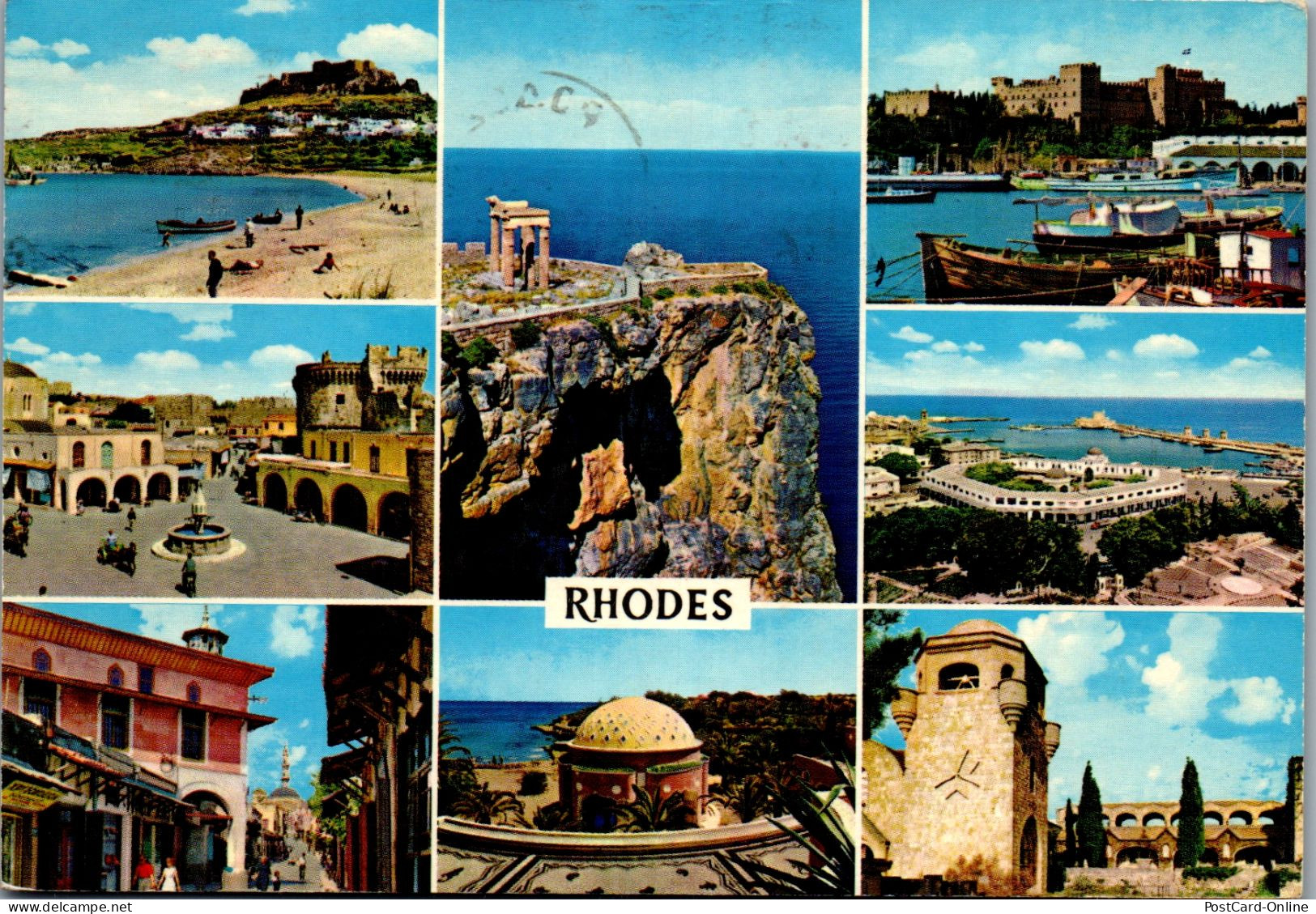 51081 - Griechenland - Rhodes , Rhodos , Mehrbildkarte - Gelaufen 1972 - Grecia