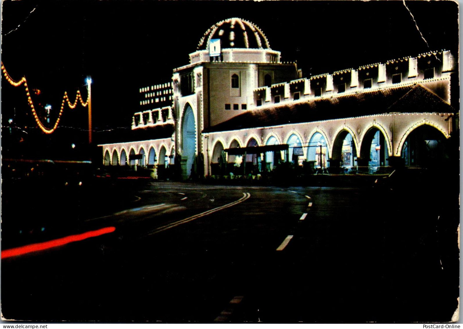 51087 - Griechenland - Rhodes , Rhodos , New Market By Night - Gelaufen 1977 - Greece