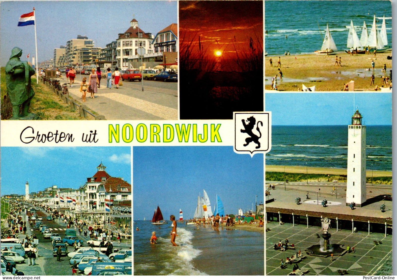 51070 - Niederlande - Noordwijk Aan Zee , Mehrbildkarte - Gelaufen 1982 - Noordwijk (aan Zee)