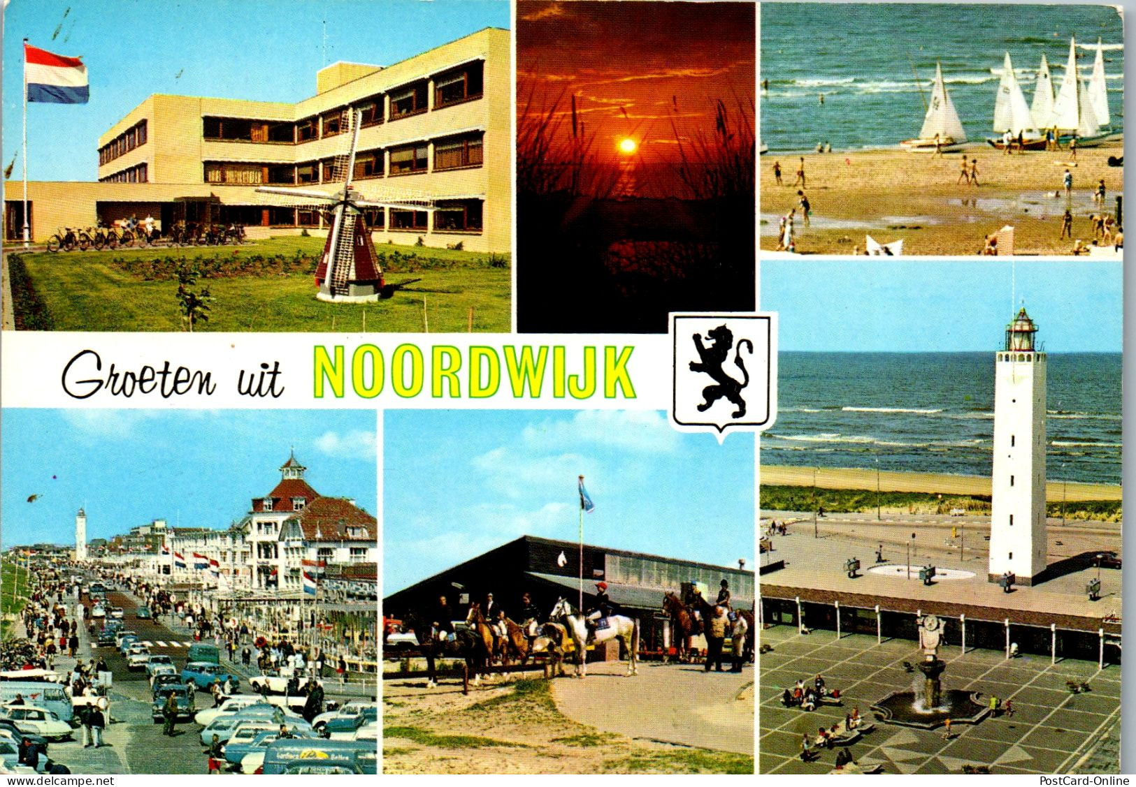 51069 - Niederlande - Noordwijk Aan Zee , Mehrbildkarte - Gelaufen 1976 - Noordwijk (aan Zee)