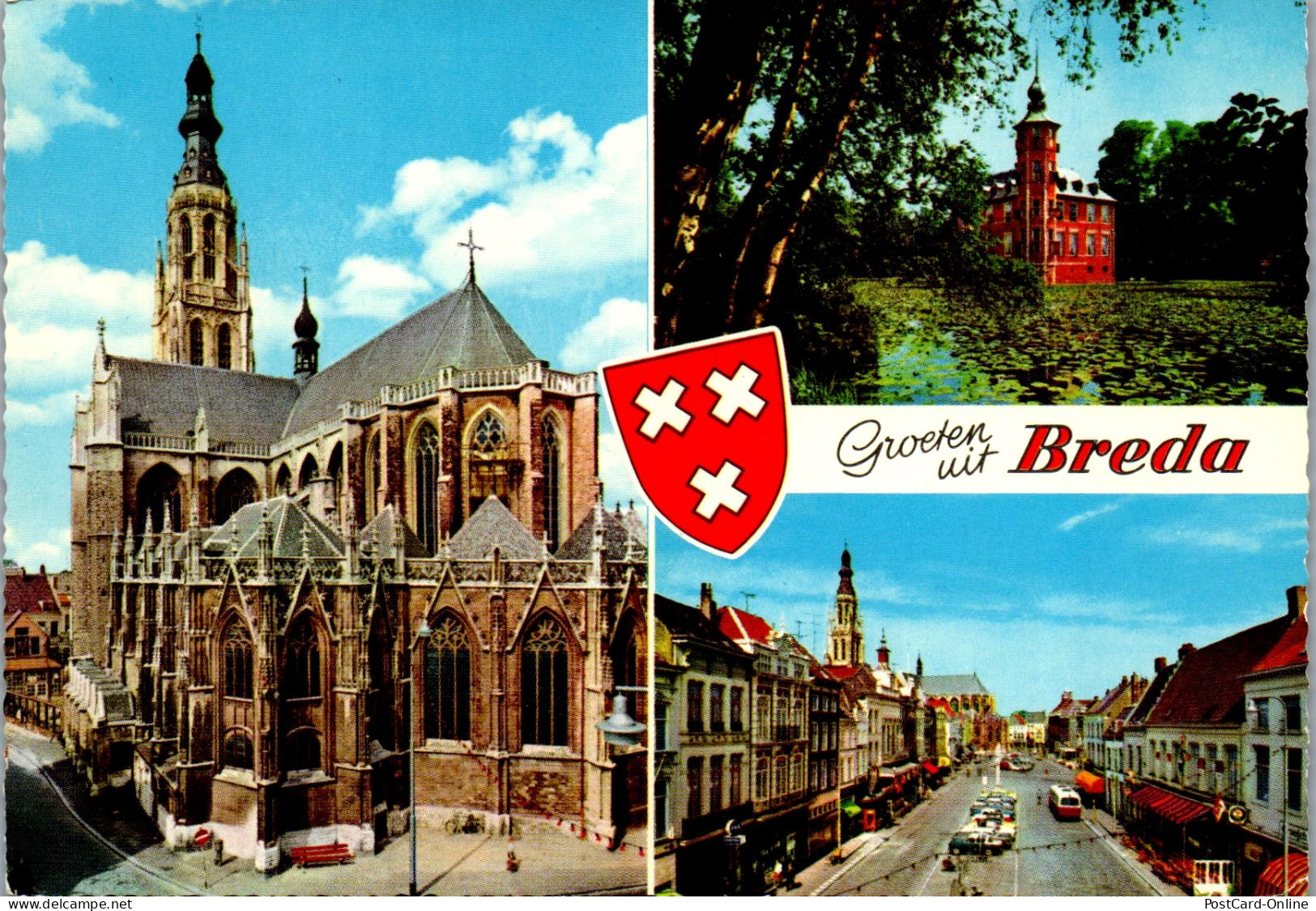 51065 - Niederlande - Breda , Mehrbildkarte - Gelaufen 1969 - Breda