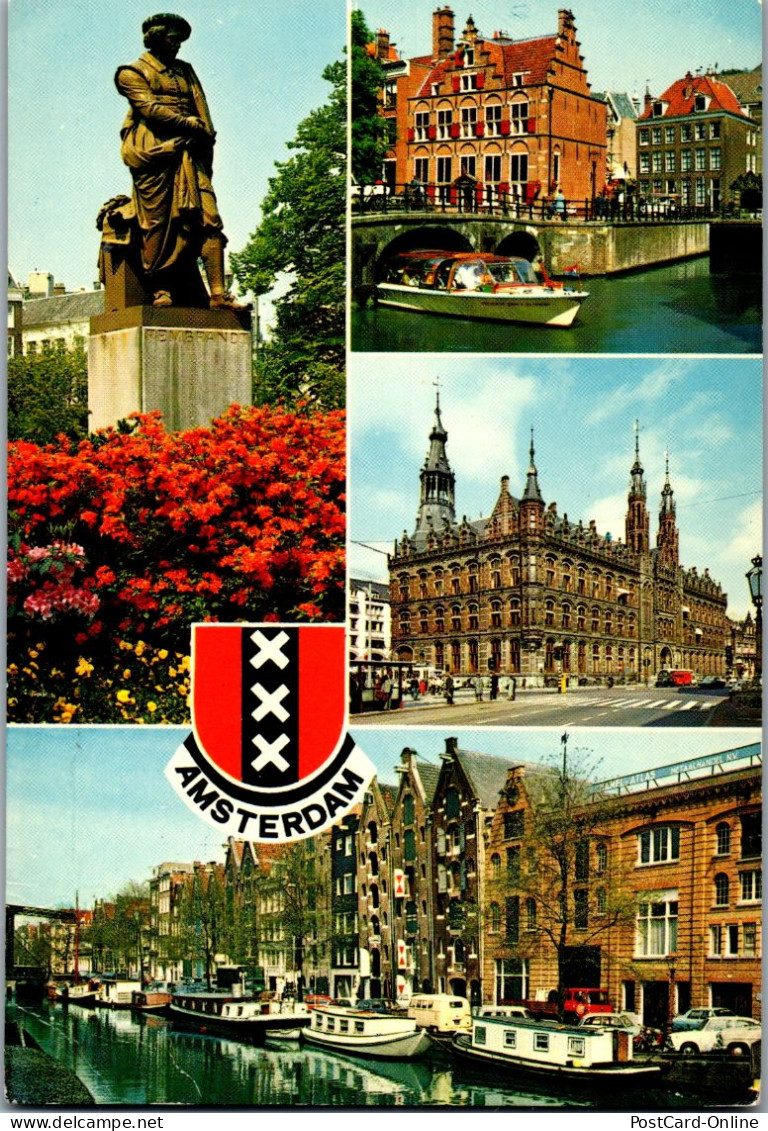 51053 - Niederlande - Amsterdam , Mehrbildkarte - Gelaufen  - Amsterdam