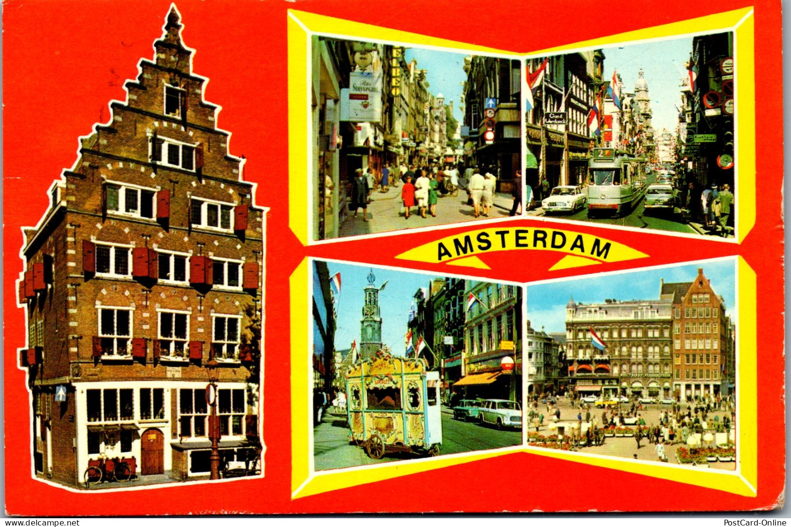 51059 - Niederlande - Amsterdam , Mehrbildkarte - Gelaufen  - Amsterdam