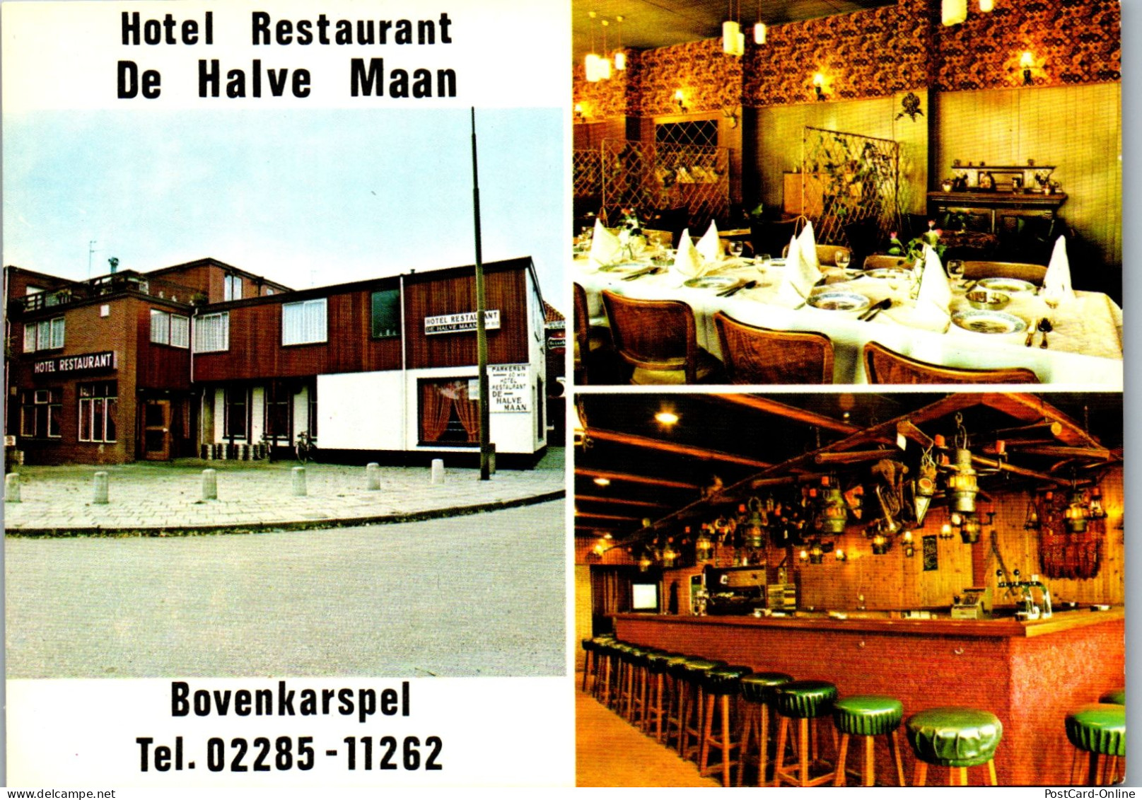 51064 - Niederlande - Bovenkarspel , Hotel Restaurant De Halve Maan - Nicht Gelaufen  - Autres & Non Classés