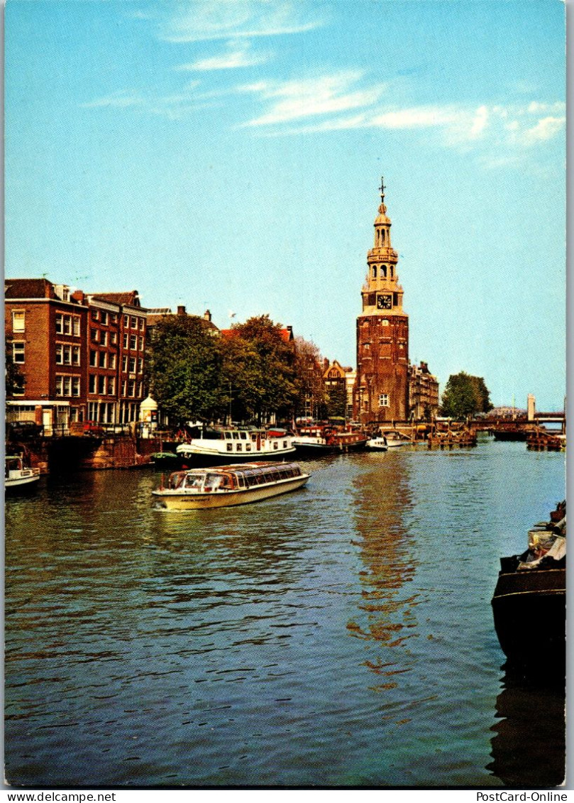 51049 - Niederlande - Amsterdam , Montelbaanstoren Aan De Oude Schans - Gelaufen 1969 - Amsterdam