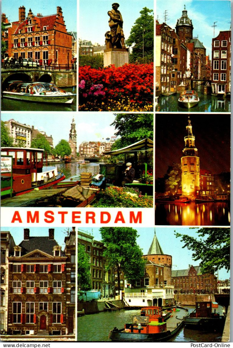 51043 - Niederlande - Amsterdam , Mehrbildkarte - Gelaufen  - Amsterdam