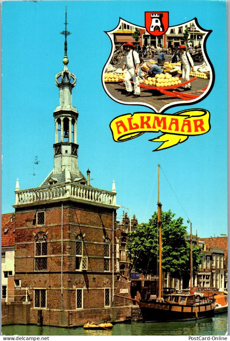 51035 - Niederlande - Alkmaar , Käsemarkt - Gelaufen 1981 - Alkmaar