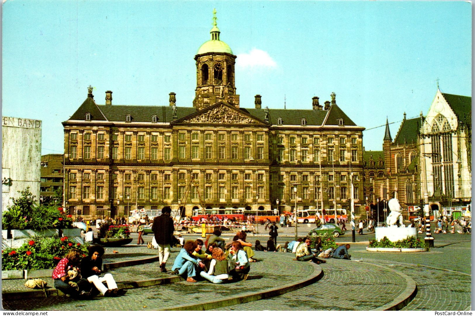 51048 - Niederlande - Amsterdam , Dam Mit Königlichem Palast - Gelaufen 1980 - Amsterdam